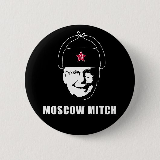 Moskauer Mitch Button (Vorderseite)