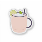 Moskauer Mule Aufkleber (Vorderseite)