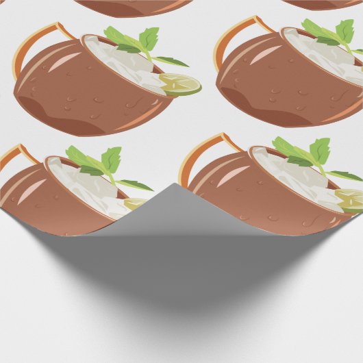 Moskauer Mule Geschenkpapier (Ecke)