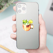 Moskauer Mule mit Limon Aufkleber (Telefon)