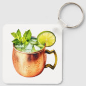 Moskauer Mule mit Limon Schlüsselanhänger (Rückseite)
