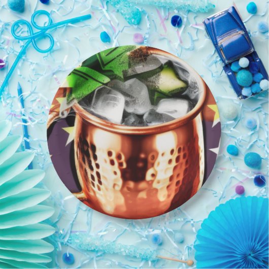 Moskauer Mule Pappteller (Party)