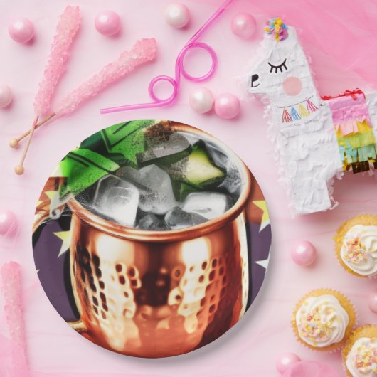 Moskauer Mule Pappteller (Party)