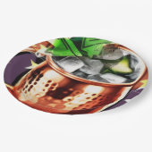 Moskauer Mule Pappteller (Schrägansicht)