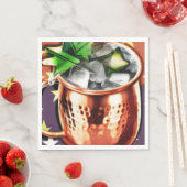 Moskauer Mule Serviette (Beispiel)