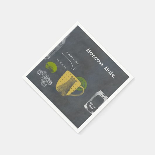 Moskauer Mule Serviette (Ecke)