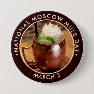 Moskauer Mule-Tag Button