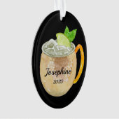 Moskauer Muschelcocktail Personalisiert Ornament (Vorderseite)