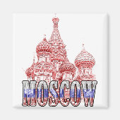 Moskauer Russische Föderation Magnet (Vorne)