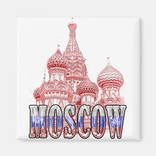 Moskauer Russische Föderation Magnet (Vorne)