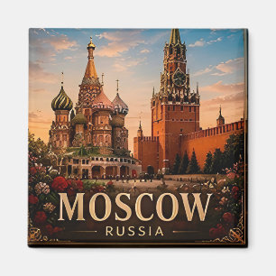 🧲 Moskauer Sehenswürdigkeiten Reiseandenken Russl Magnet