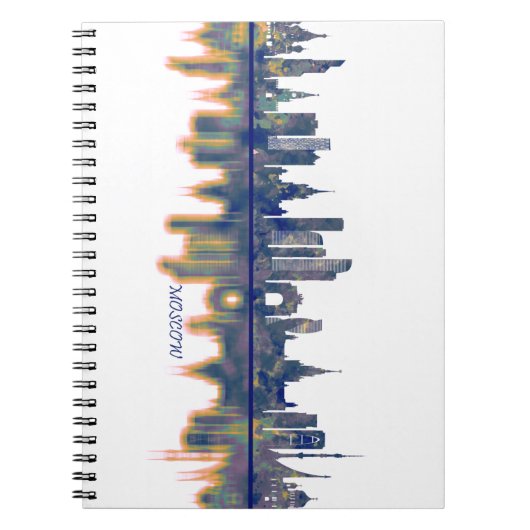 Moskauer Skyline Notizblock (Vorderseite)