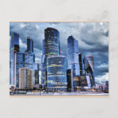 Moskauer Skyline Postkarte (Vorderseite)