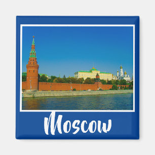 Moskauer Stadt Kreml Landschaftsarchitektur Moskwa Magnet