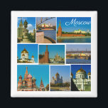 Moskauer Stadt Kreml Landschaftsarchitektur Moskwa Magnet<br><div class="desc">Stylish Moscow City Kreml / Moskva River Lomonosov University Etc Landscape / View / Scenery Panorama Magnet to add to your home / Office / Business fridge collection. A cool gift / present idea for all who love custom design personalized items, positiv vibes, traveling, minimalism, landscapes and nature usw. Keywords:...</div>