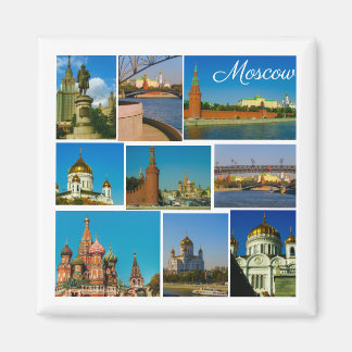 Moskauer Stadt Kreml Landschaftsarchitektur Moskwa Magnet