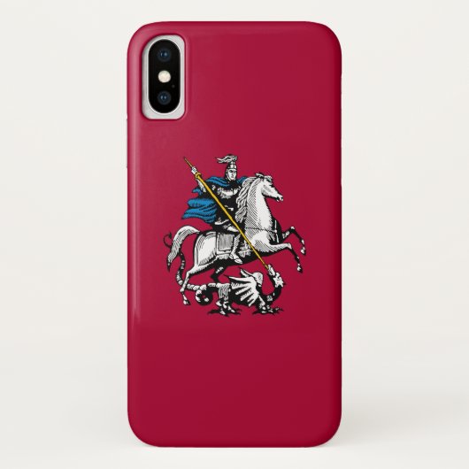 Moskauer Stadt Russland Flaggensymbol des heiligen Case-Mate iPhone Hülle (Rückseite)