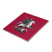 Moskauer Stadt Russland Flaggensymbol des heiligen Fliese (Seite)