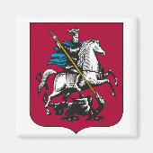 Moskauer Wappen-Magnet Magnet (Vorne)