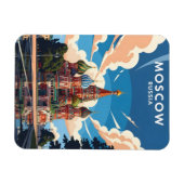 Moskaus Basilius-Kathedrale Magnet (Horizontal)