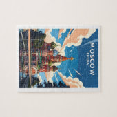 Moskaus Basilius-Kathedrale Puzzle (Horizontal)