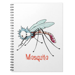 Moskito-Cartoon Notizblock