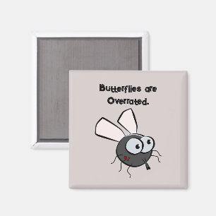 Moskito glaubt, er sei Niedlicher Funny Bug Cartoo Magnet