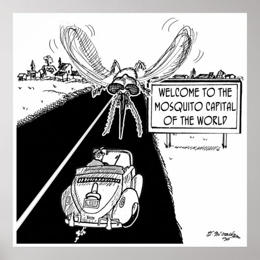 Moskito-Hauptstadt der Welt Poster (Vorne)