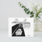 Moskito-Hauptstadt der Welt Postkarte (Stehend Vorderseite)