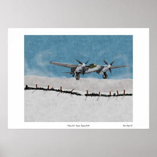 Moskito "Missions End" Dezember 1944 Poster (Vorne)