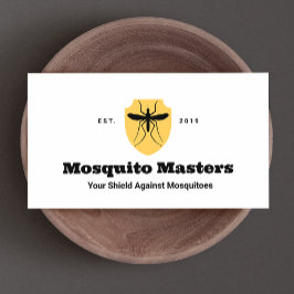 Moskito Pest Kontrolle Schild Logo Visitenkarte