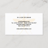 Moskito Pest Kontrolle Schild Logo Visitenkarte (Rückseite)