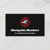 Moskito Pest-Kontrolle-Ziellogo Visitenkarte (Vorderseite)