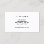 Moskito Pest-Kontrolle-Ziellogo Visitenkarte (Rückseite)