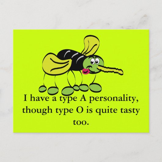 Moskito Postkarte (Vorderseite)