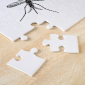 Moskito Puzzle weißer Hintergrund (Seite)