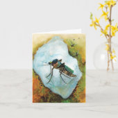 Moskito Sommergenuss Karte (Gelbe Blume)