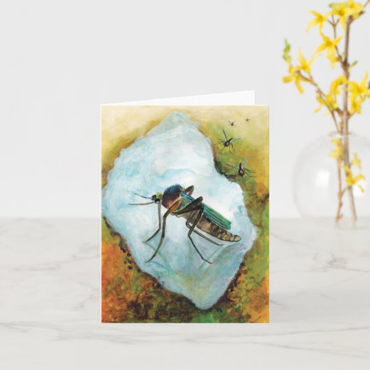 Moskito Sommergenuss Karte (Gelbe Blume)