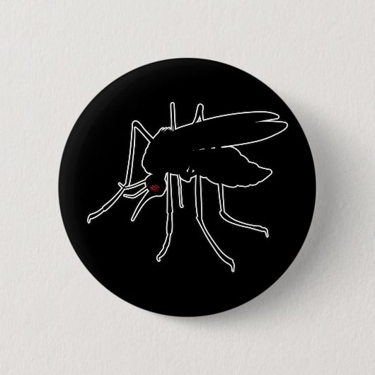 Moskitos Mosquito Marvae - Geek für Entomologie Button (Vorderseite)