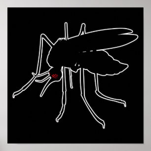 Moskitos Mosquito Marvae - Geek für Entomologie Poster