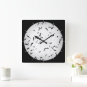 Moskitos Quadratische Wanduhr (Zuhause)