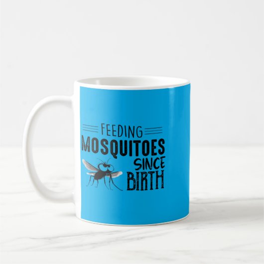 Moskitos seit der Geburt füttern Kaffeetasse (Links)