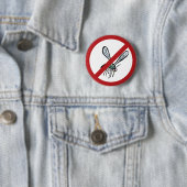 Moskitos verboten! button (Beispiel)