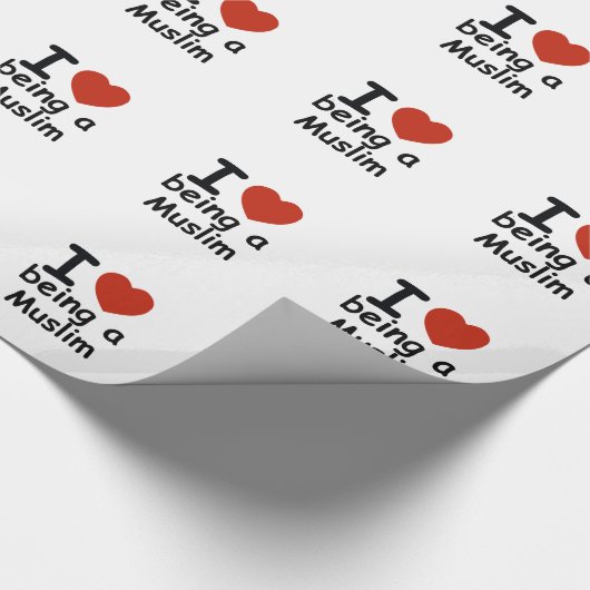 Moslementwurf Geschenkpapier (Ecke)