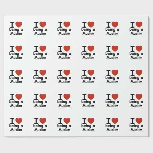 Moslementwurf Geschenkpapier (Flach)