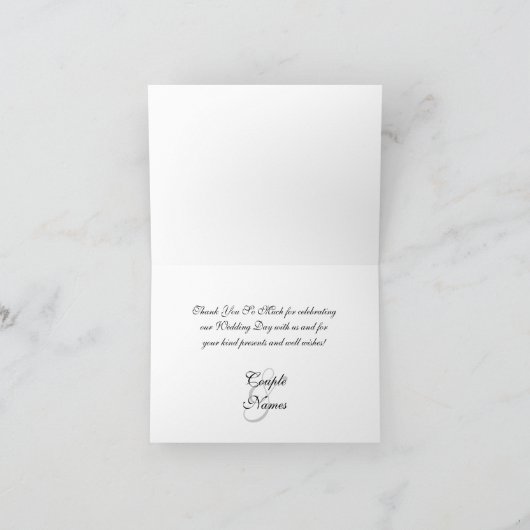 Moslemhochzeit danke (Innenseite)