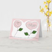 Moslemische Baby-Blumen Islam Aqiqah Glückwunsches Karte (Gelbe Blume)