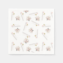 Moslemische Hochzeiten Rose & Brautpapier Napkin Serviette