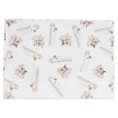 Moslemische Hochzeitssacktasche für Rose und Braut Große Geschenktüte (Rückseite)