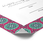 Moslemisches Nikka-Zertifikat Poster (Ecke)